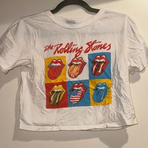 Rolling Stones Cropped Tee